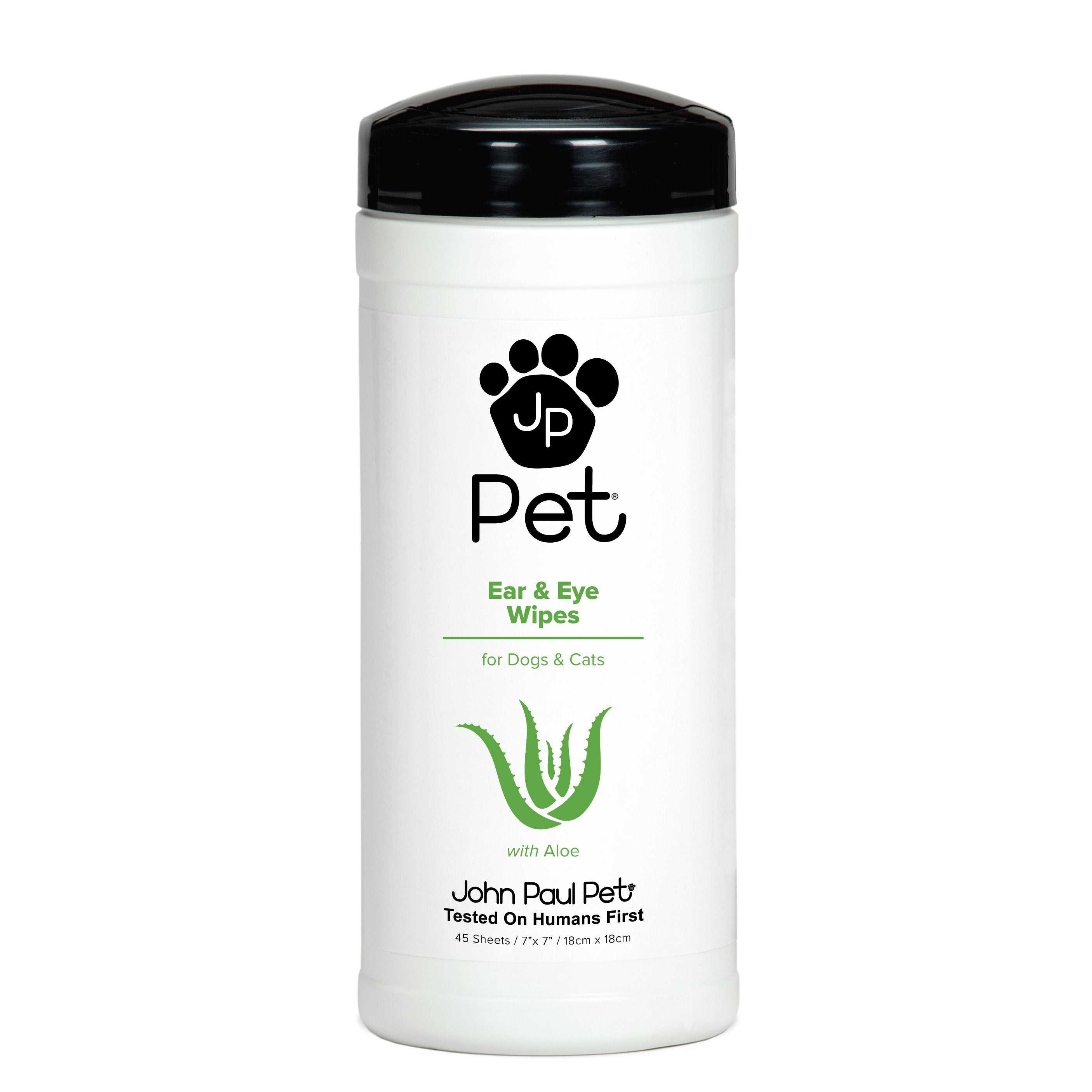 JP Pet Ear and Eye Wipes - 45 sheets