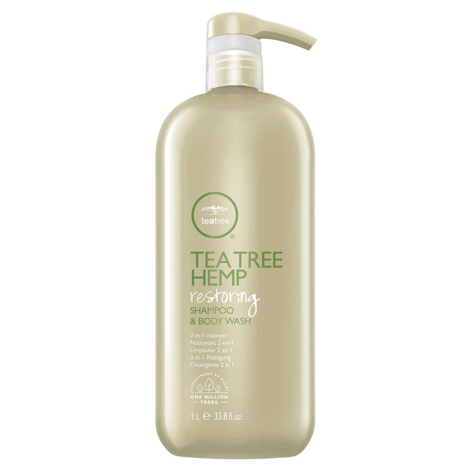 Tea Tree Hemp Restoring Shampoo and Body Wash 1 Litre