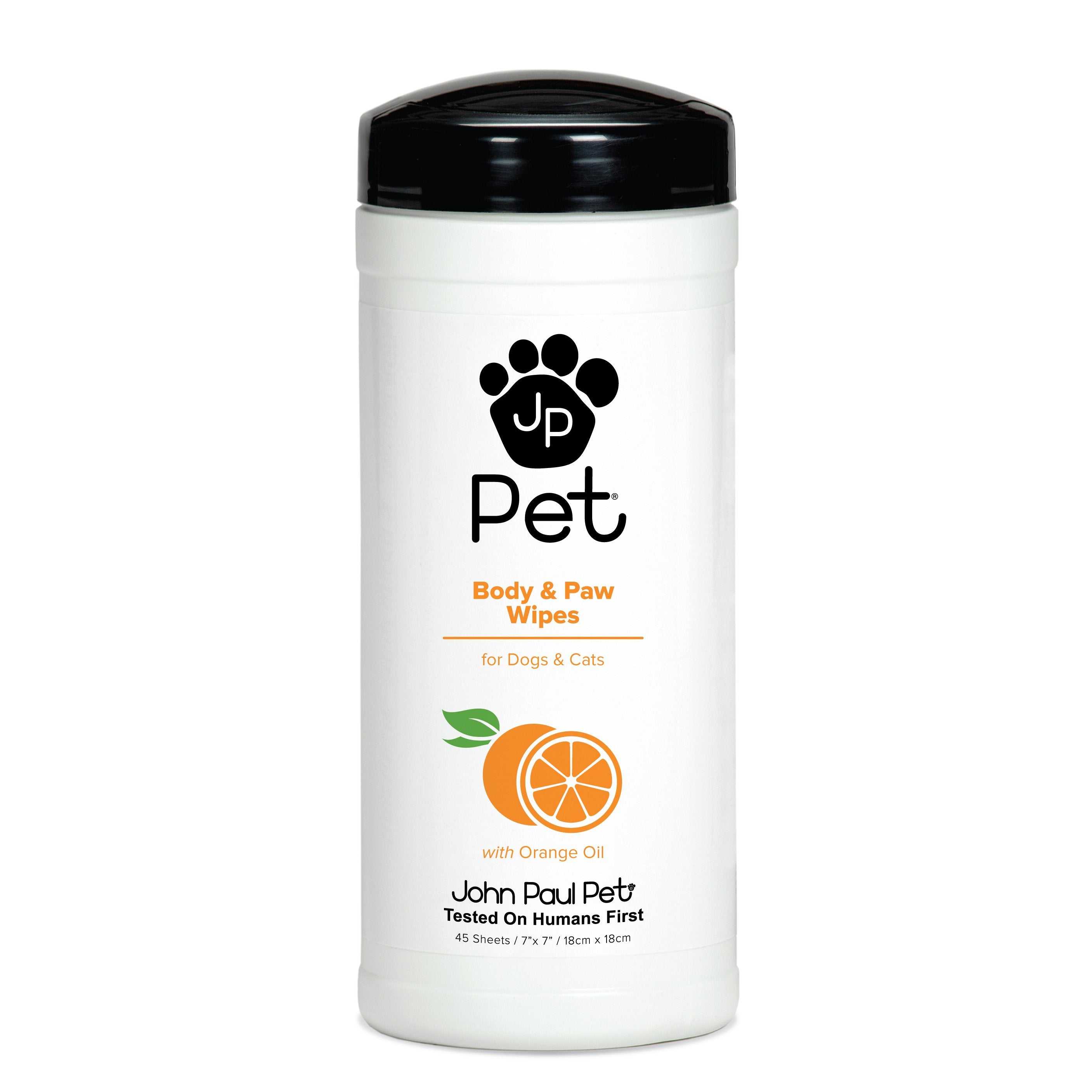 JP Pet Full Body and Paw Wipes - 45 sheets